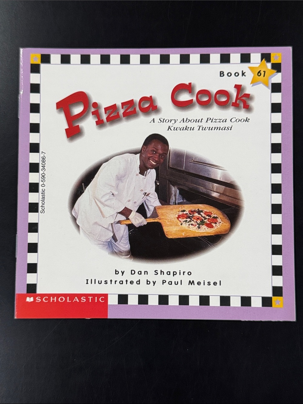 Scholastic Phonics Readers Book #61: Pizza Cook - Vintage Children’s Book
